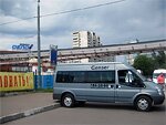 Бесплатный автобус Genser в пункт аренды автомобилей АрендаАвто-вкл на ул.Добролюбова